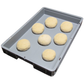 8x Teigballenbehälter, Pizzaballenbehälter, Größe 60x40x7cm