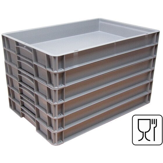 Pizzateigbehälter Set 12 Stück Pizzaballenbehälter Größe 60x40x7cm