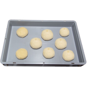 Pizzateigbehälter Set 12 Stück Pizzaballenbehälter Größe 60x40x7cm