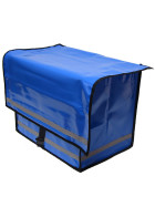 Zeitungsroller Multi 2, teil- und abnehmbar, mit Taschen in blau