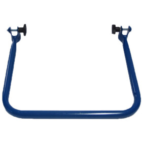 Zeitungsroller Multi 2, teil- und abnehmbar, mit Taschen in blau mit Schnallriemenset