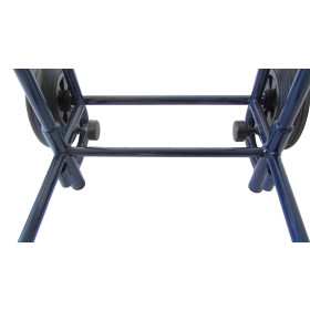 Zeitungsroller Multi 2, teil- und abnehmbar, mit Taschen in rot ohne Schnallriemenset