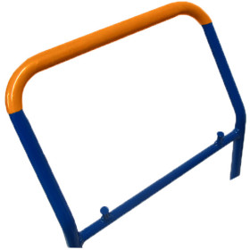 Zeitungsroller Multi 2, teil- und abnehmbar, mit Taschen in rot ohne Schnallriemenset