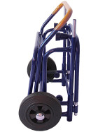 Zeitungsroller Multi 2, teil- und abnehmbar, mit Taschen in rot ohne Schnallriemenset