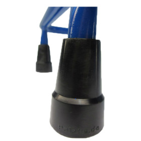 Zeitungsroller Multi 2, teil- und abnehmbar, mit Taschen in rot mit Schnallriemenset