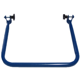 Zeitungsroller Multi 2, teil- und abnehmbar, mit Taschen in rot mit Schnallriemenset