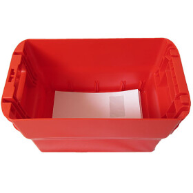 Postkiste Größe 28 rot