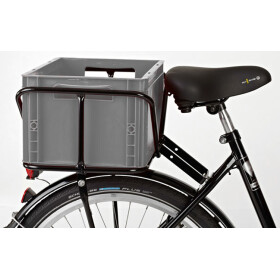 Transportdreirad mit Frontbox vorne, Heckträger für Box 40x30 cm