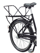 Transportdreirad mit Frontbox vorne, Heckträger für Box 40x30 cm