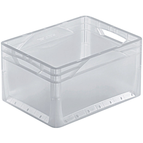 Kunststoffbehälter transparent, Größe 40x30x22cm