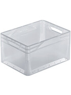 Kunststoffbehälter transparent, Größe 40x30x22cm