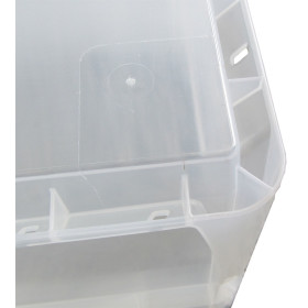 Kunststoffbehälter  transparent, Größe 60x40x22cm