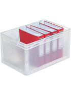 Kunststoffbehälter transparent, Größe 60x40x32cm