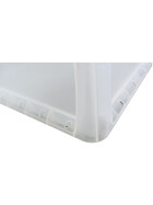 Kunststoffbehälter transparent, Größe 60x40x32cm