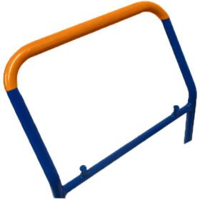 Zeitungsroller Multi 2, teil- und abnehmbar, mit Taschen Porty Pro in blau ohne Schnallriemenset