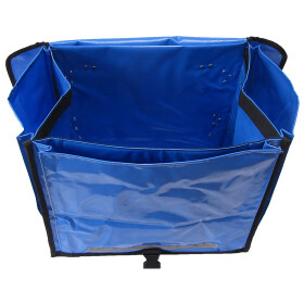 Zeitungsroller Multi 2, teil- und abnehmbar, mit Taschen Porty Pro in blau ohne Schnallriemenset