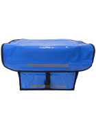 Zeitungsroller Multi 2, teil- und abnehmbar, mit Taschen Porty Pro in blau ohne Schnallriemenset