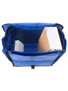 Zeitungsroller Multi 2, teil- und abnehmbar, mit Taschen Porty Pro in blau ohne Schnallriemenset