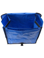 Zeitungsroller Multi 2, teil- und abnehmbar, mit Taschen Porty Pro in blau ohne Schnallriemenset