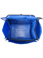 Zeitungsroller Multi 2, teil- und abnehmbar, mit Taschen Porty Pro in blau ohne Schnallriemenset