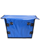 Zeitungsroller Multi 2, teil- und abnehmbar, mit Taschen Porty Pro in blau ohne Schnallriemenset