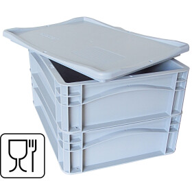 Pizzateigbehälter Set 2 Stück 40x30x12cm mit...