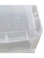 Kunststoffbehälter  transparent, Größe 60x40x22cm Europalette
