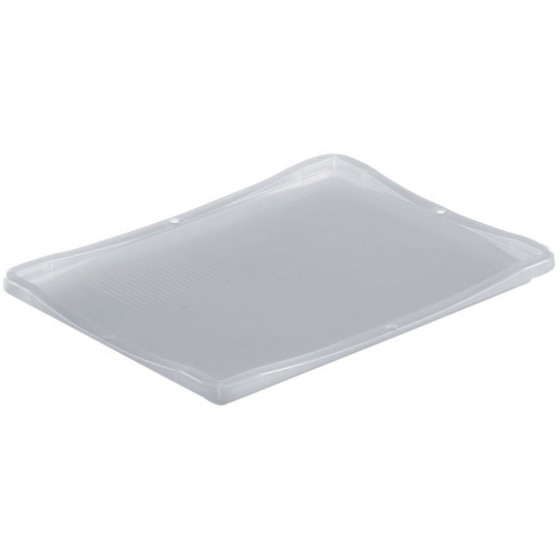 Auflagedeckel transparent für Pizzateigbehälter, Größe 40x30cm