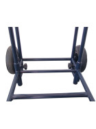 Zeitungsroller Multi 2, teil- und abnehmbar, mit Taschen in rot, Luftbereifung, mit Schnallriemenset