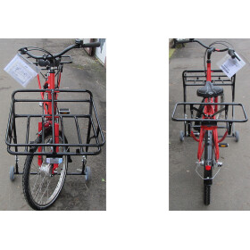 Postfahrrad  Lastenfahrrad - RACER Rot 7-Gang
