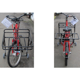 Postfahrrad  Lastenfahrrad - RACER Rot 7-Gang