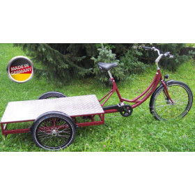 Lastendreirad Cargo Ladefläche 120 cm x 60 cm Schwarz ohne e-Antrieb Rücktrittbremse + Shimano mit Feststellbremse VBrake