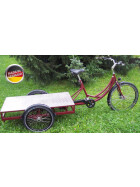 Lastendreirad Cargo Ladefläche 120 cm x 60 cm Schwarz ohne e-Antrieb Rücktrittbremse + Shimano mit Feststellbremse VBrake