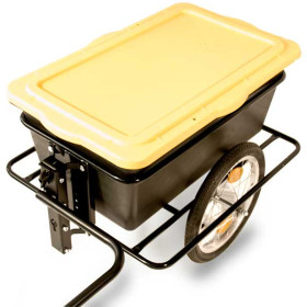 Zeitungswagen Big mit demontierbarer Hochdeichsel mit Kunststoffauflagedeckel